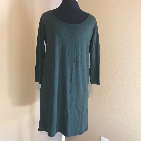 GAP Dresses & Skirts - 💜 Green 3/4 Sleeve Dress from Gap